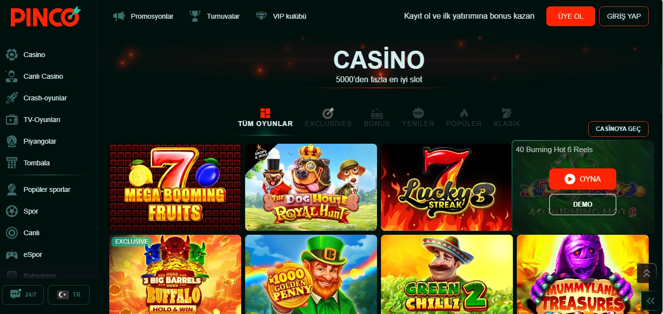 Pinco Casino giris — Türkiye’de aynalar ve VPN ile erişim seçenekleri